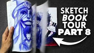 SKETCHBOOK TOUR Part 8Laugh At my Drawings [upl. by Akenal]