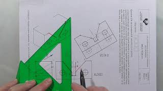 PAU o EBAU Selectividad País Vasco Ordinaria Dibujo Técnico 2B [upl. by Brennan]