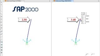 SAP2000  05 PDelta Analysis Watch amp Learn [upl. by Pirri]