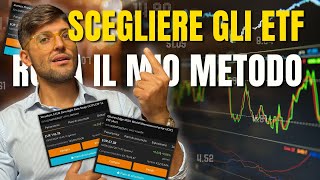 Come SCEGLIERE gli ETFs ruba il mio METODO [upl. by Anecusa]