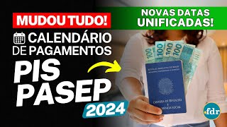 CALENDÁRIO ATUALIZADO PISPASEP 2024 PAGAMENTOS SERÃO FEITOS PELO MÊS DE NASCIMENTO DO TRABALHADOR [upl. by Dressler]