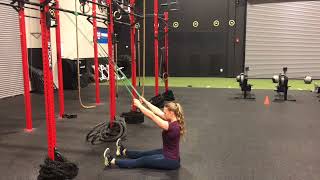 Seated Banded Lat Pulldowns [upl. by Laine]