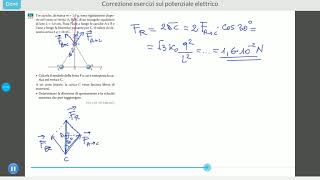 Esercizi su potenziale ed energia potenziale elettrica [upl. by Greene434]