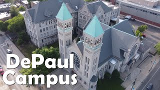 DePaul University  4K Campus Drone Tour [upl. by Eisse985]