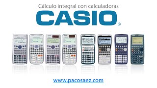 12 Parte I Integrales Calculadoras CASIO [upl. by Gariepy]