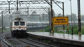 7 in1 Deccan QueenPushPull Intercitymuch moreenjoy Natural beauty Kamshet  Rainy season DQ [upl. by Ranie]