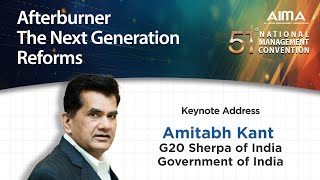 The Next Generation Reforms – Mr Amitabh Kant addressing [upl. by Rodmur]