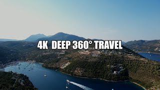 🎵 Deep House Drone 4K Footage 📍 Sivota Lefkada Greece [upl. by Aerdnek]