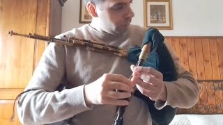 Northumbrian Smallpipes Drunken Drummer [upl. by Demp]