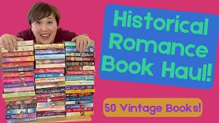 Used Historical Romance Book Haul 🥳 Stepbacks Covers Vintage Books 📚 [upl. by Aushoj]