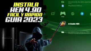 Como INSTALAR HEN 490👉GUIA 2023 PS3 para NOVATOS😱 [upl. by Shirley]