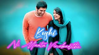 Kushi Title Song WhatsApp Status HD Quality VideoRingtonevairalyoutubevideo [upl. by Lussier]