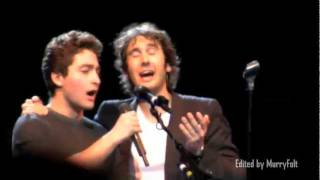 A young man in the audience sings with Josh Groban amp shocks him  Josh Page ForteTenors on AGT [upl. by Konstantin]