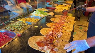 Turkish street food is HEAVEN  10 Amazing Turkish Street Foods [upl. by Elhsa]