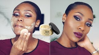 DOES IT REALLY WORK  POWDER BEFORE FOUNDATION TECHNIQUE  MAKEUP TUTORIAL  DIMMA UMEH [upl. by Eelloh]