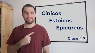 INTRODUCCIÓN A LA FILOSOFÍA  Clase 7 Cínicos Estoicos Epicúreos [upl. by Nealey]