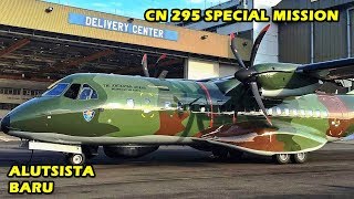 TERKINI  PESAWAT CN 295 SPECIAL MISSION BARU TNI AU JALANI TES DI PT DI [upl. by Bruis]