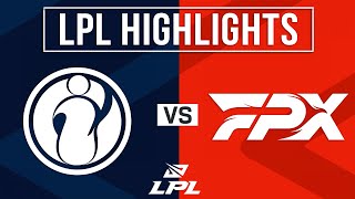 IG vs FPX Highlights ALL GAMES  LPL 2024 Spring  Invictus Gaming vs FunPlus Phoenix [upl. by Borries]