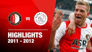 HATTRICK in Klassieker voor GUIDETTI  Highlights Feyenoord  Ajax  Eredivisie 20112012 [upl. by Nosae]