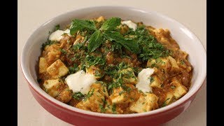 Adraki Paneer  Vegetarian Recipes  Sanjeev Kapoor Khazana [upl. by Joselyn]