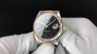 Rolex 16233 Datejust 1991 Rare Tapestry Dial [upl. by Asyram]