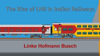 Rise of LHB in Indian Railways  LHB Coach  Indian Railways  Linke Hofmann Busch [upl. by Doxia]