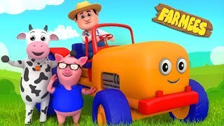 Tractor Song For Kids  Nursery Rhymes by Farmees [upl. by Oman593]