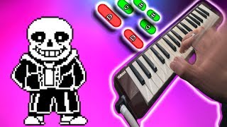 undertale Megalovania 🎹 FACIL ver Tutorial Melodica 32 keys [upl. by Lainad]