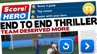 score Hero Level 73 Hard Match Complete ✅ With 3 star ⭐⭐⭐ [upl. by Greerson965]