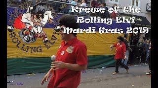 Krewe of the Rolling Elvi  Mardi Gras Parade 2019 [upl. by Orwin]