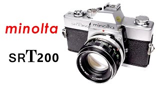 How to Use Minolta SRT 200 Film Camera Beginners Quick Guide [upl. by Brandt]