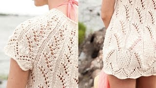 14 Lace Tunic Vogue Knitting SpringSummer 2011 [upl. by Leighland]