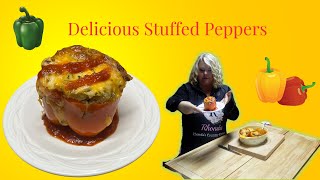 Delicious stuffed peppers recipe Easy and Yummy [upl. by Trescott947]