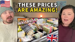 Americans React to Waitrose  The Most Expensive UK Supermarket [upl. by Rider]