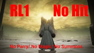 RL1 No Hit Promised Consort Radahn  No Parry No Magic No Summons [upl. by Raine]