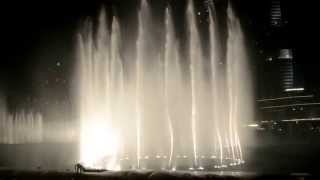 Burj Khalifa Dubai  Fountain Water Show 20062013  The Dubai Fountain [upl. by Aeriell]