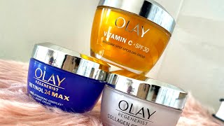 Olay creams review price and detail about retinol in beginners skincare [upl. by Schlenger]