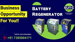 Battery Regeneration Business  Latest Business Idea 2024 [upl. by Atrebor]