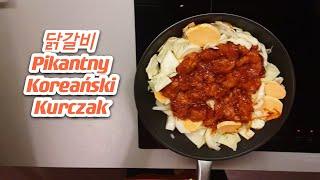 Dakgalbi koreański pikantny kurczak z warzywami  Spicy chicken with vegetables [upl. by Hanleigh]