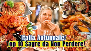 Italia Autunnale Top 10 Sagre da Non Perdere [upl. by Eenar]