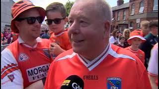 BBC SPORT MEETS ARMAGH  GALWAY FANS ON THE STREETS OF DUBLIN AHEAD OF THE 2024 FOOTBALL FINAL [upl. by Valenza]