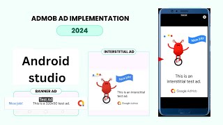 AdMob Ad Best implementation 2024  Bannar Ads InterstitialAd in Android Studio [upl. by Nye]