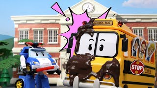 Schoolbi in Sicurezza│Canzoni per Bambini│Canzone da Giocattolo│Robocar POLI tivù [upl. by Chubb]