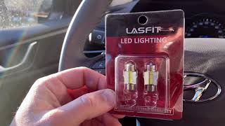 Install Hyundai Ioniq LED Dome and Map Lights from Lasfit [upl. by Nadaha]