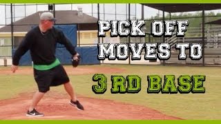 How to pick off baserunners 3 of 3 Pick off moves to third base [upl. by Eed570]