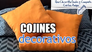 COJINES DECORATIVOS HECHOS A MANO [upl. by Lenahc]