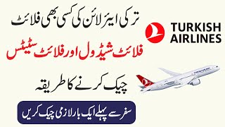 How to Check Turkish Airlines Flight Status Online  How to Check Turkish Airlines Flight Schedule [upl. by Alwyn]