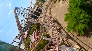 GOPRO 11 HERO BLACK may 2023 Viper Roller Coaster On Ride 4K POV Six Flags Magic Mountain [upl. by Thirzia591]