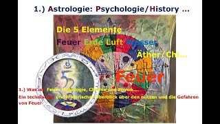 1Astrologie  Das Element Feuer  Video 1 [upl. by Keldon868]