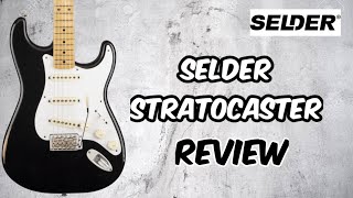 Selder Stratocaster  Black amp White  Review  JL Guitar Music [upl. by Hulda]